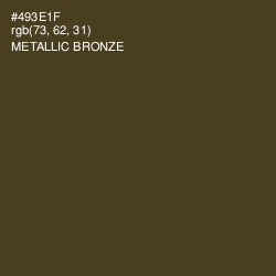 #493E1F - Metallic Bronze Color Image